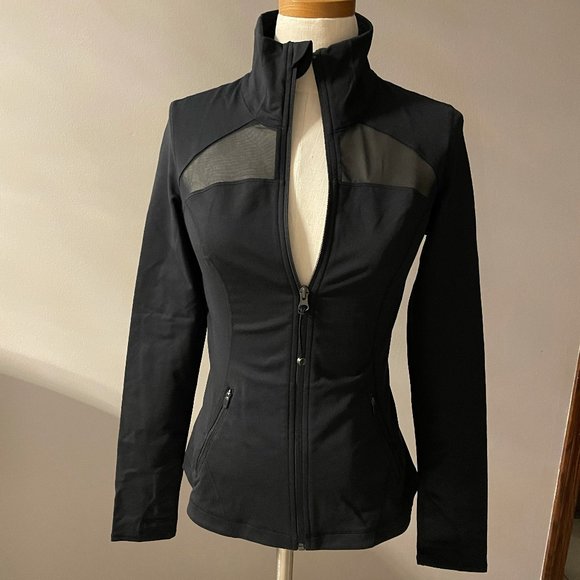 Nordstrom/Zella Jackets & Coats New Zella Athletic Activewear Zip Up Jacket With Mesh Fitted